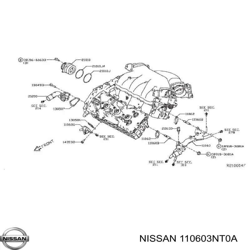  Nissan/Infiniti 110603NT0A ціна, від 18.85 USD