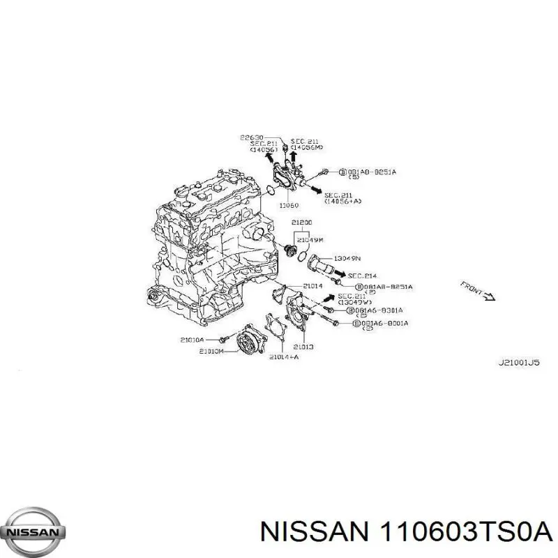  110603TS0A Nissan