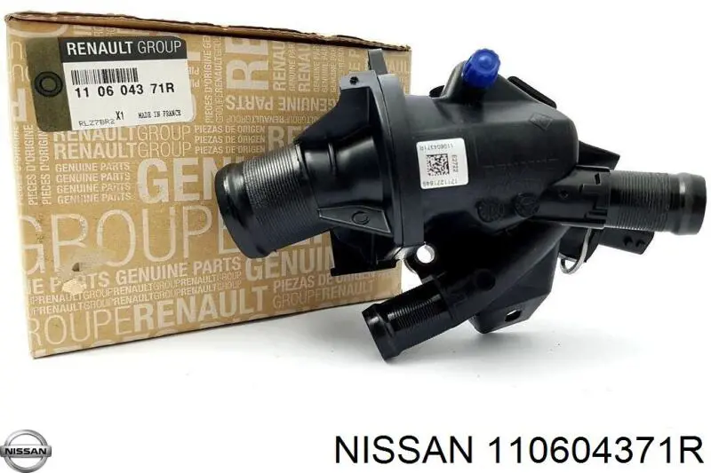 Корпус термостата 110604371R Nissan/Infiniti