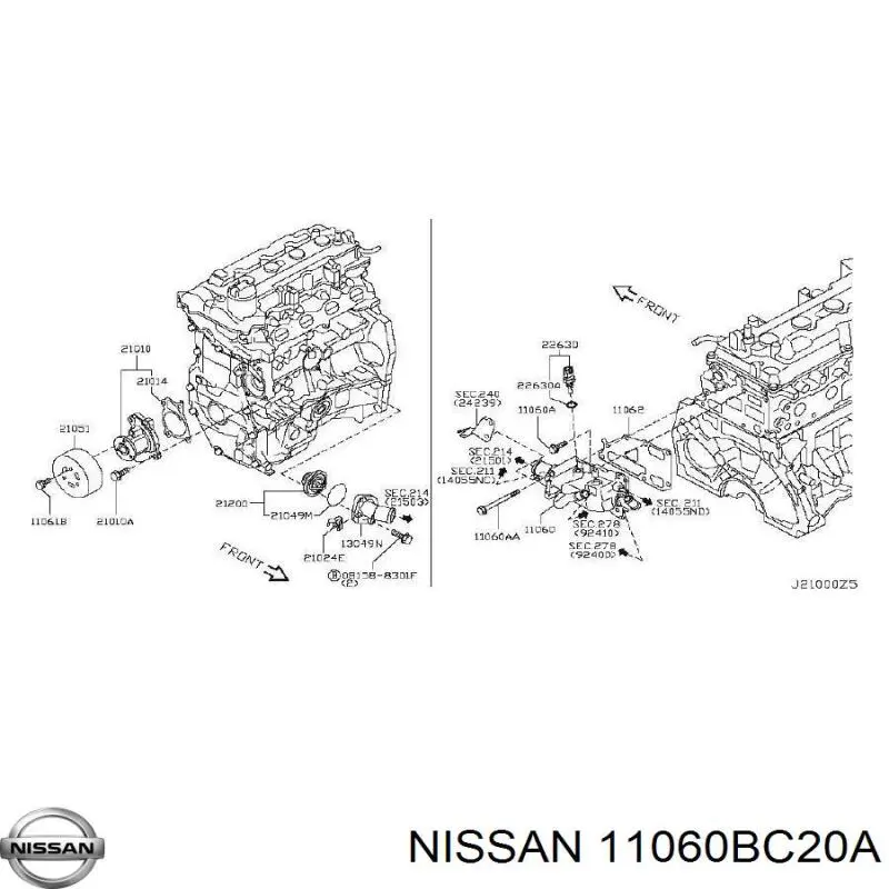  11060BC20A Nissan