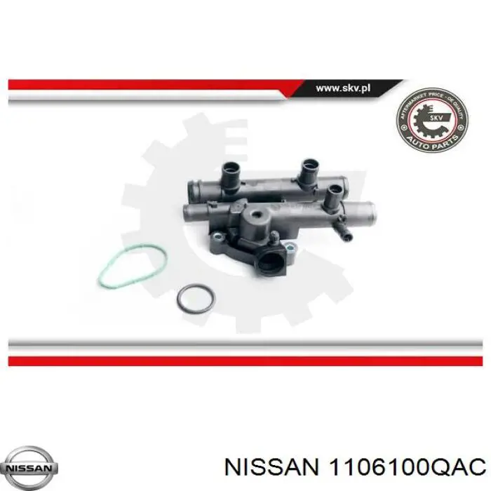 1106100QAC Nissan корпус термостата