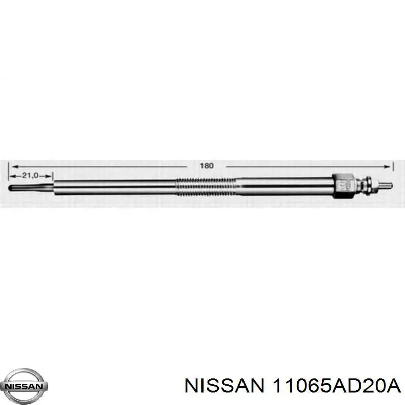 Свіча накалу Nissan/Infiniti 11065AD20A ціна, від 13.93 USD