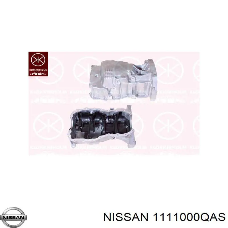 Піддон масляний картера двигуна 1111000QAS NISSAN