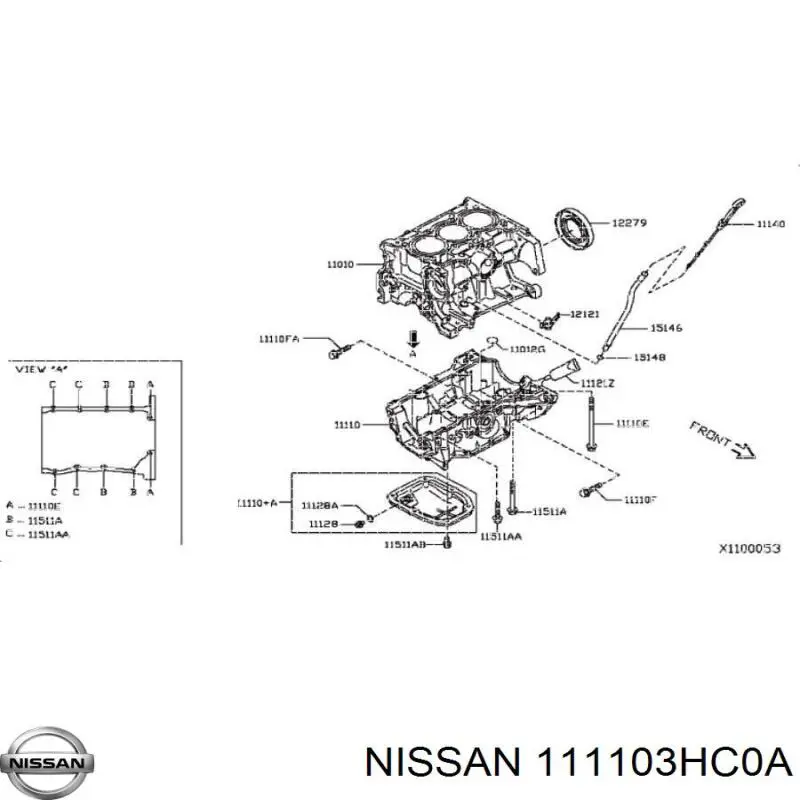 Піддон двигуна Nissan/Infiniti 111103HC0A ціна, від 82.33 USD