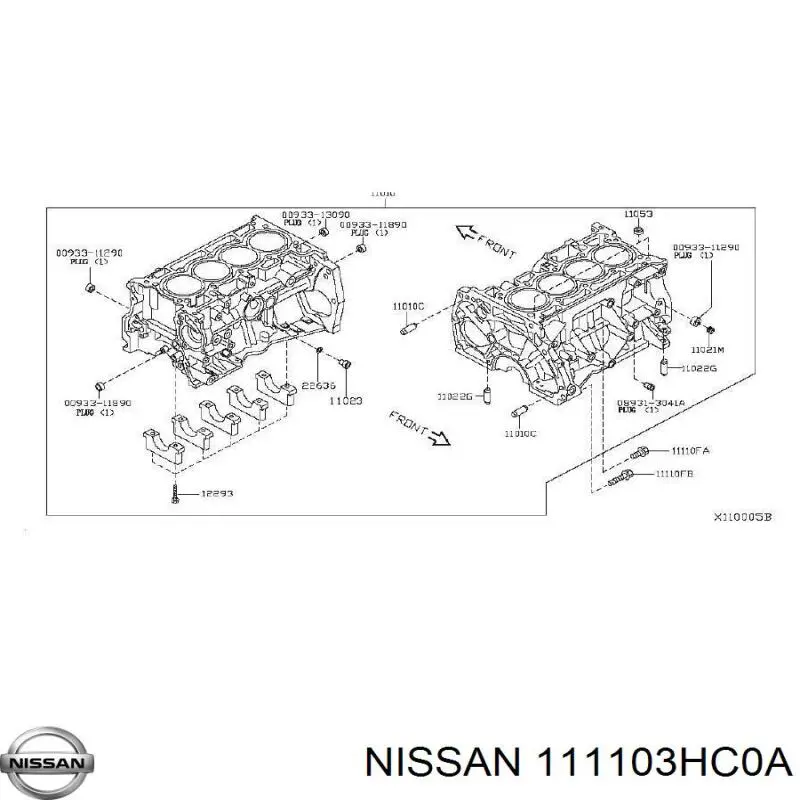 111103HC0A Nissan/Infiniti Картер масляний