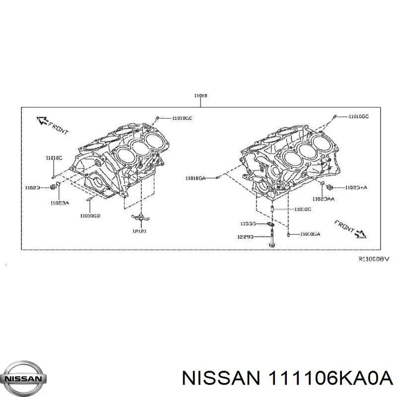 111106KA0A Nissan/Infiniti Картер масляний