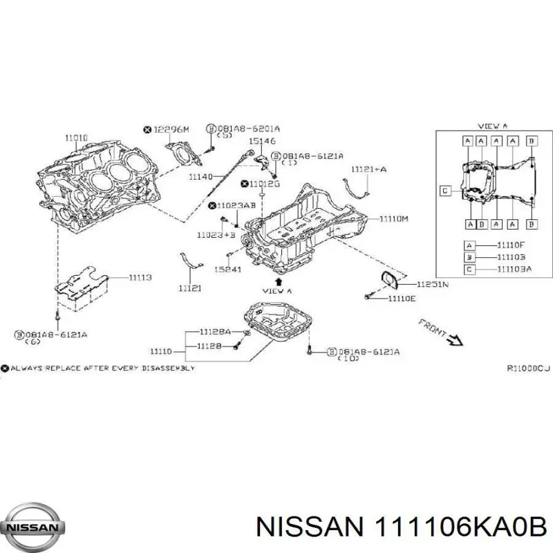  111106KA0B Nissan