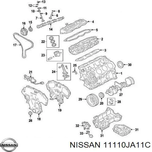 11110JA11C Nissan/Infiniti 