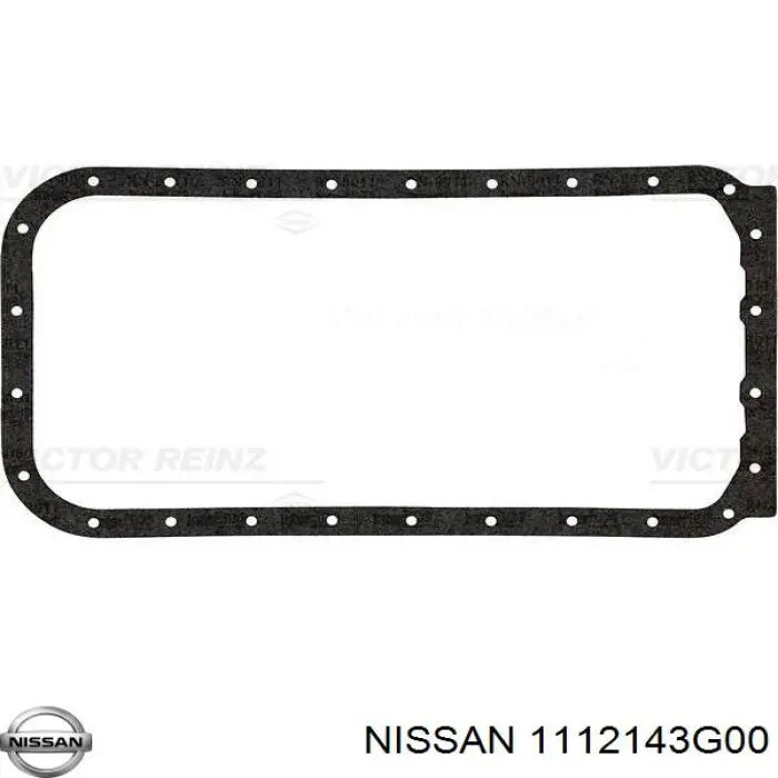 1112163G02 Nissan прокладка піддону картера двигуна