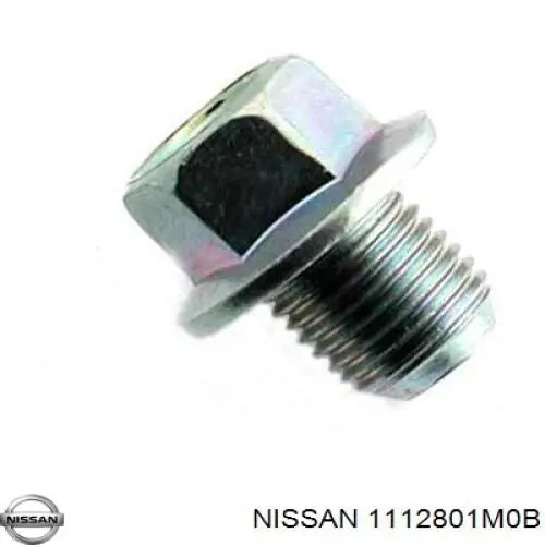 Пробка піддона двигуна 1112801M0B Nissan