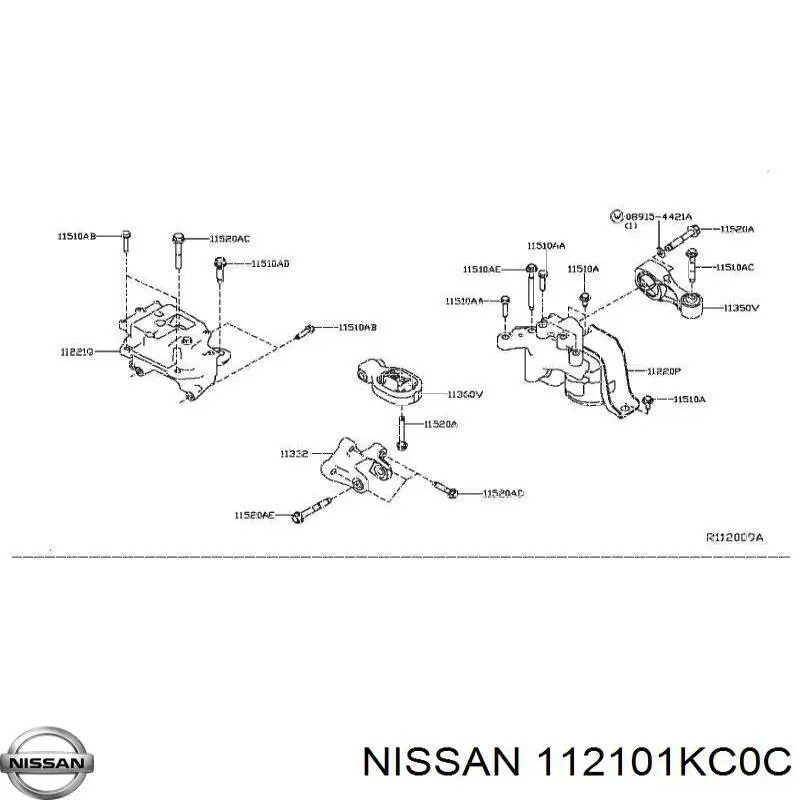  Nissan/Infiniti 112101KC0C ціна, від 202.20 USD