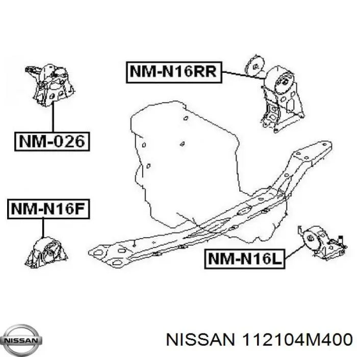  Nissan/Infiniti 112104M400 ціна, від 84.63 USD
