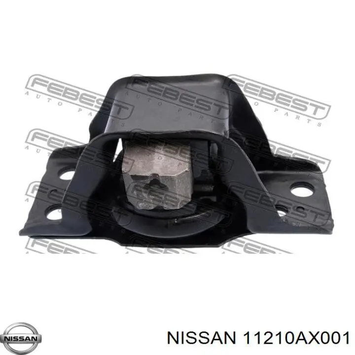 11210AX001 Nissan подушка (опора двигуна, передня)