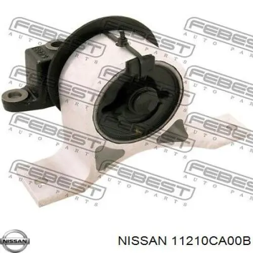 11210CA00B Nissan подушка (опора двигуна, права)