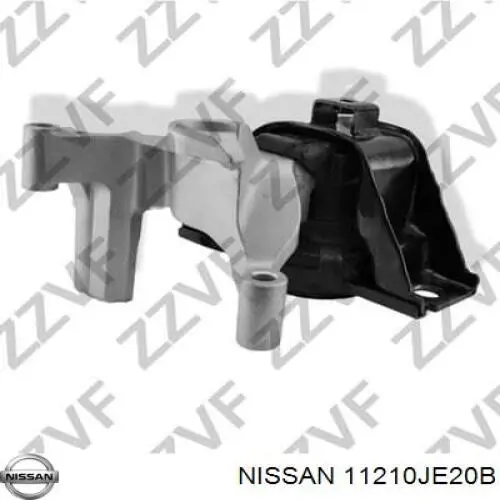 11210JE20B Nissan подушка (опора двигуна, права)