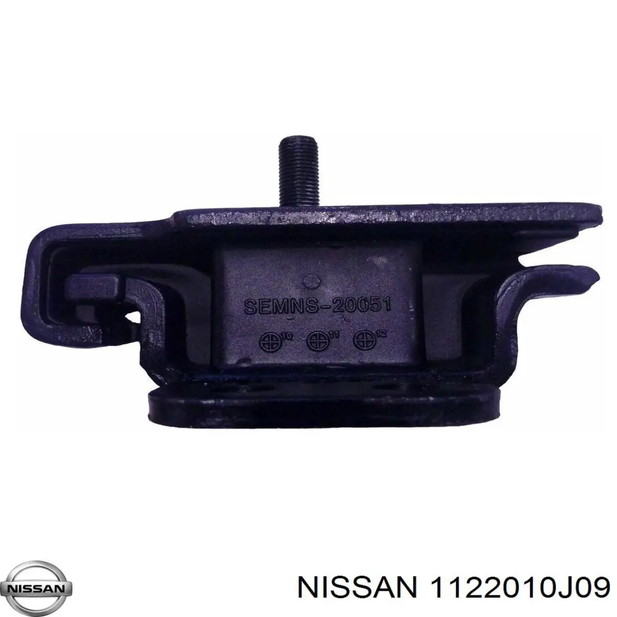 Подушка (опора) двигуна лів./прав. Nissan/Infiniti 1122010J09 ціна, від 12.36 USD