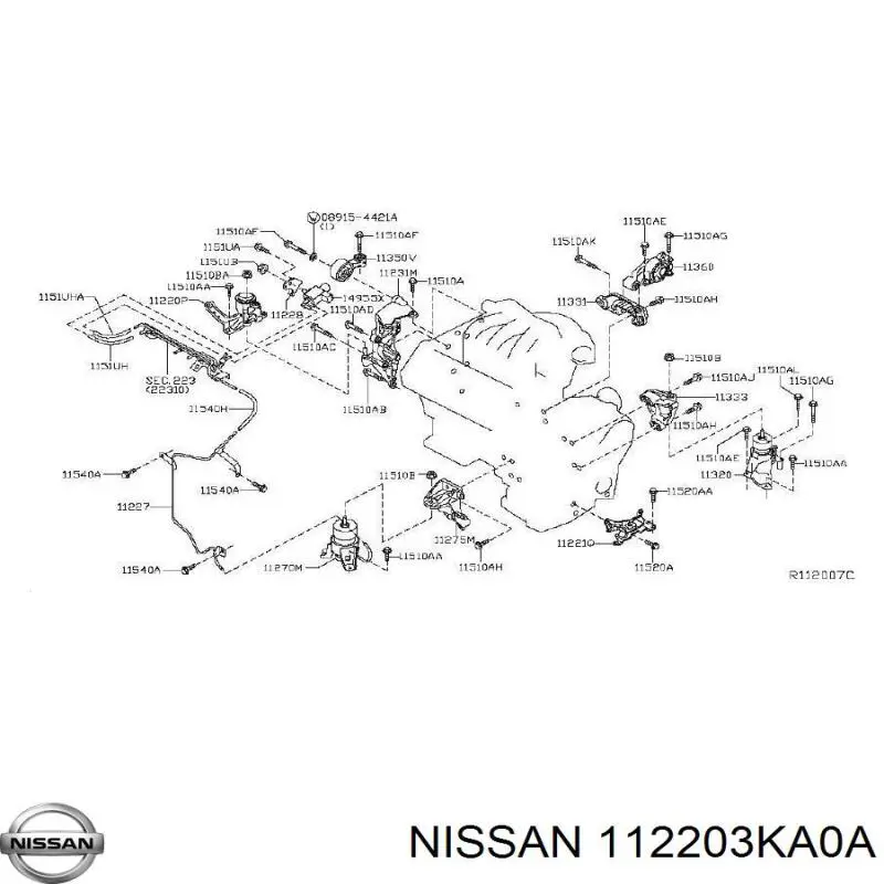  Nissan/Infiniti 112203KA0A ціна, від 19.93 USD