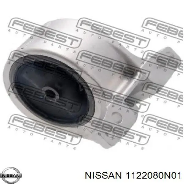 1122080N01 Nissan подушка (опора двигуна, ліва)
