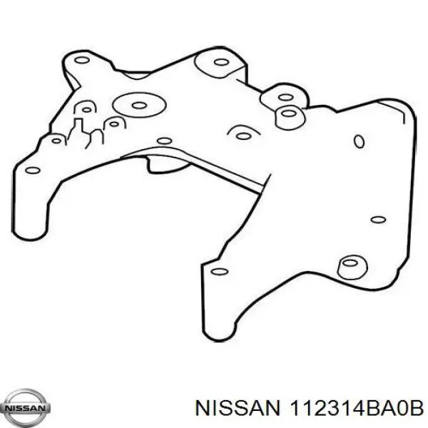 112314BA0B Nissan/Infiniti Кронштейн подушки (опори) двигуна, правої