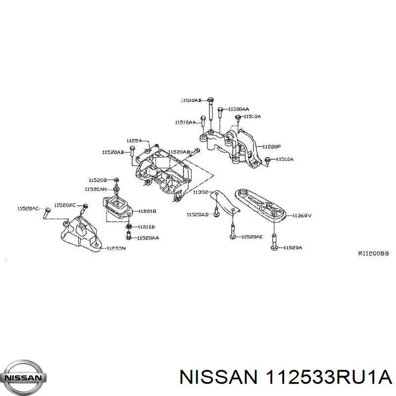 112533RU1A Nissan/Infiniti 