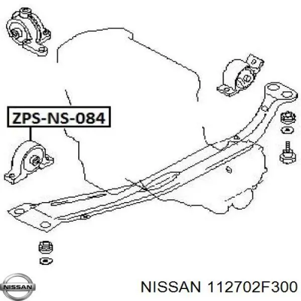 Подушка (опора) двигуна, передня Nissan/Infiniti 112702F300 ціна, від 13.88 USD