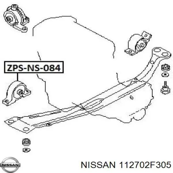 Подушка (опора) двигуна, передня Nissan/Infiniti 112702F305 ціна, від 14.95 USD