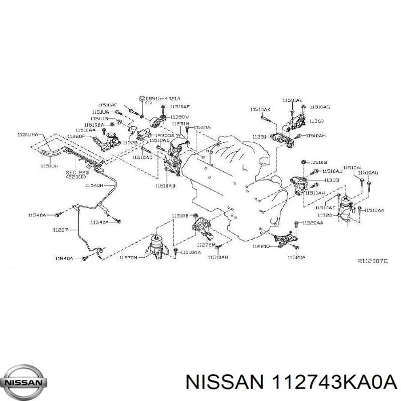 112743KA0A Nissan/Infiniti 