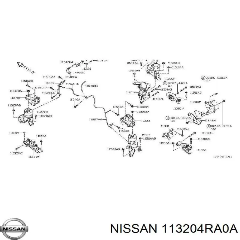 113204RA0A Nissan/Infiniti 