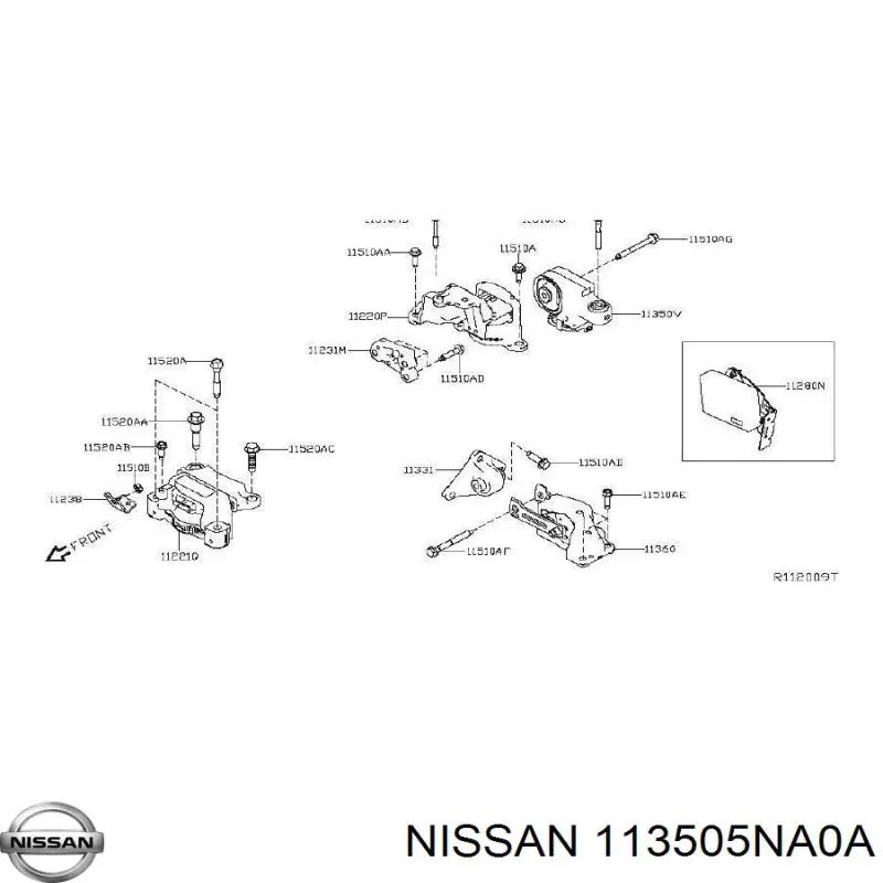  113505NA9D Nissan