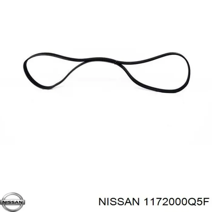 Клиновий ремінь Nissan/Infiniti 1172000Q5F ціна, від 11.58 USD