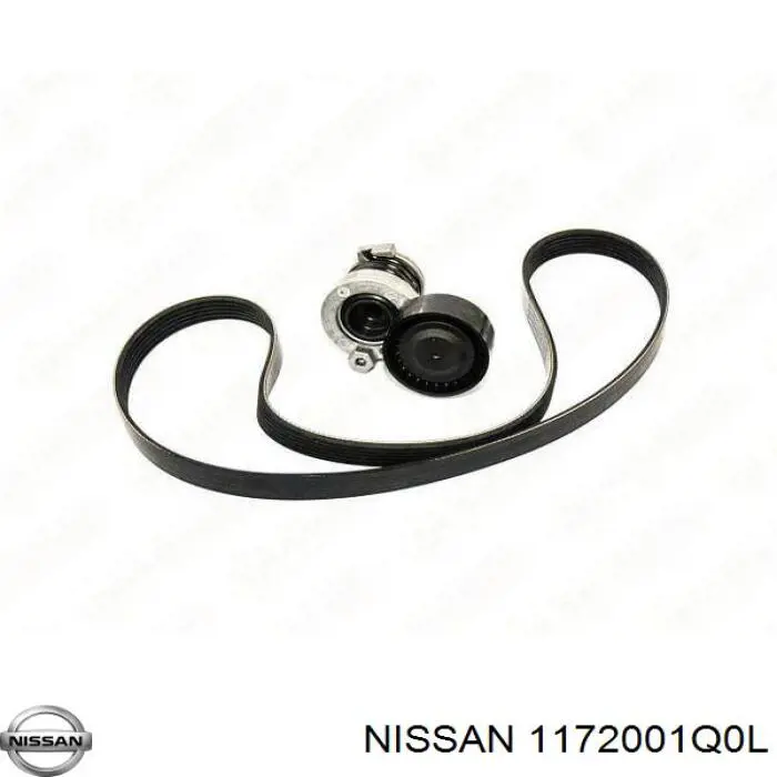 Ремінь приводний, агрегатів, комплект Nissan/Infiniti 1172001Q0L ціна, від 64.64 USD