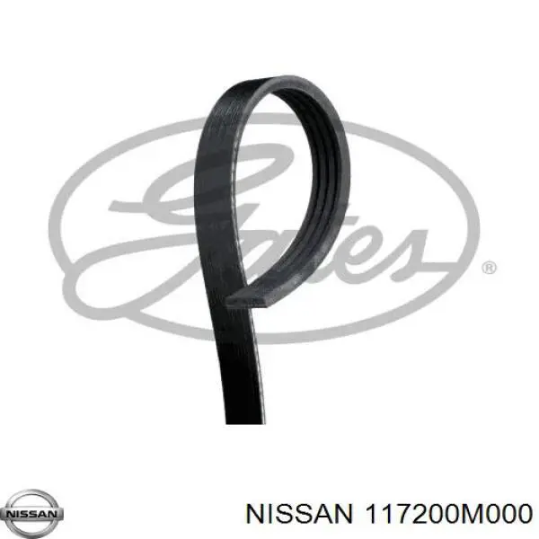 117200M000 Nissan ремінь приводний, агрегатів