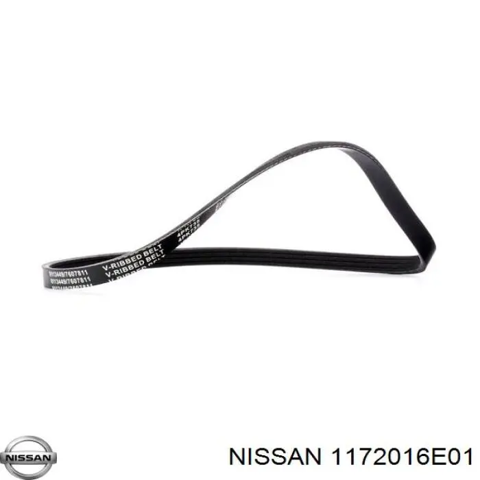 1172016E01 Nissan ремінь приводний, агрегатів