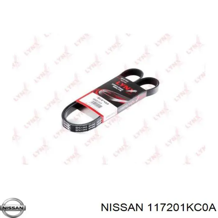 Купити 117201KC0A Nissan/Infiniti Ремінь генератора