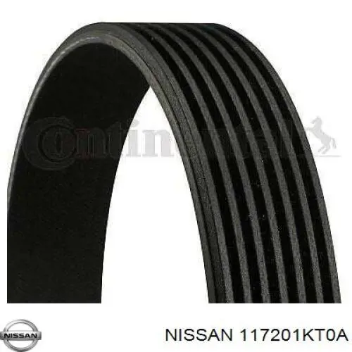Купити 117201KT0A Nissan/Infiniti Ремінь генератора