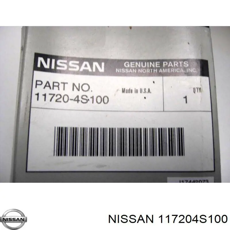Клиновий ремінь Nissan/Infiniti 117204S100 ціна, від 5.06 USD