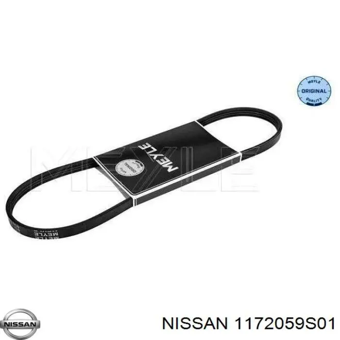Купити 1172059S01 Nissan/Infiniti Ремінь генератора