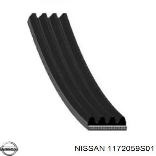 1172059S01 Nissan/Infiniti Поліклиновий ремінь