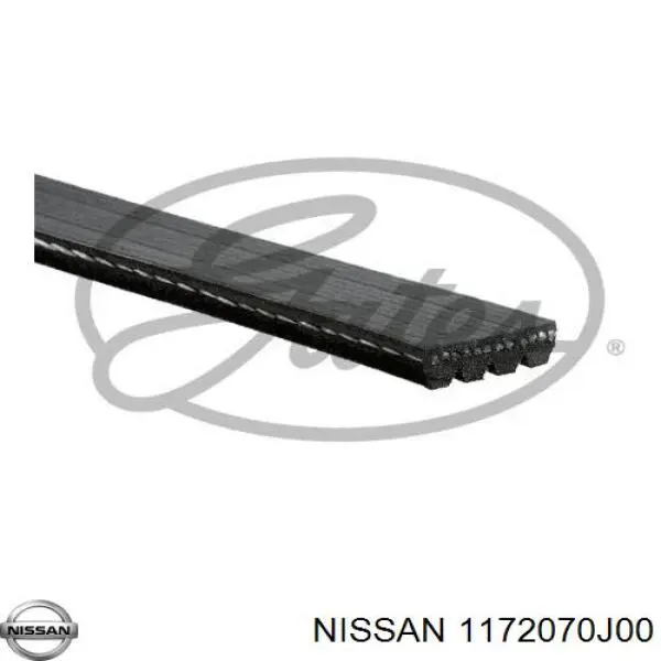 Ремінь кондиціонера Nissan/Infiniti 1172070J00