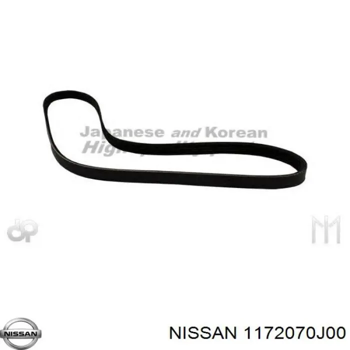 Купити 1172070J00 Nissan/Infiniti Ремінь генератора
