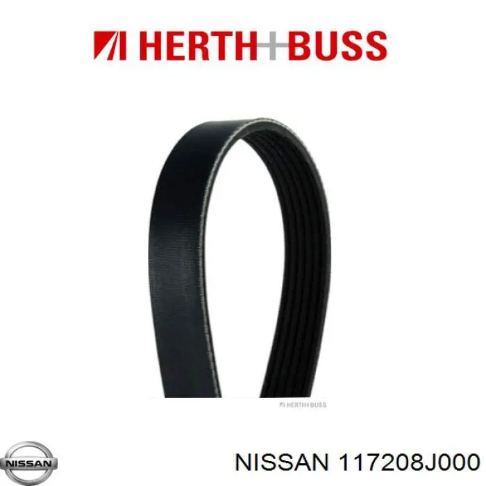 Клиновий ремінь Nissan/Infiniti 117208J000 ціна, від 16.22 USD