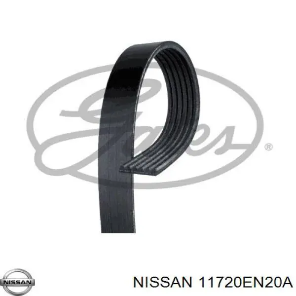 11720EN20A Nissan ремінь приводний, агрегатів