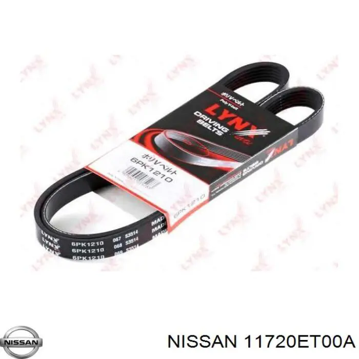 Купити 11720ET00A Nissan/Infiniti Ремінь генератора