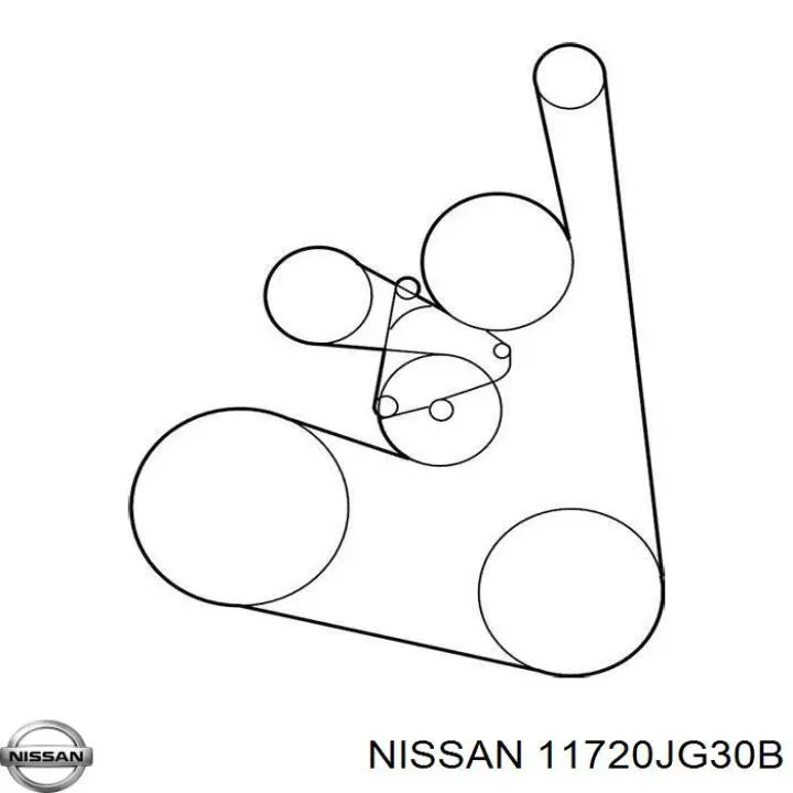 Клиновий ремінь Nissan/Infiniti 11720JG30B ціна, від 15.28 USD