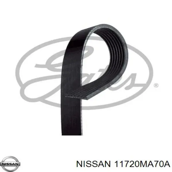 Клиновий ремінь Nissan/Infiniti 11720MA70A ціна, від 14.26 USD
