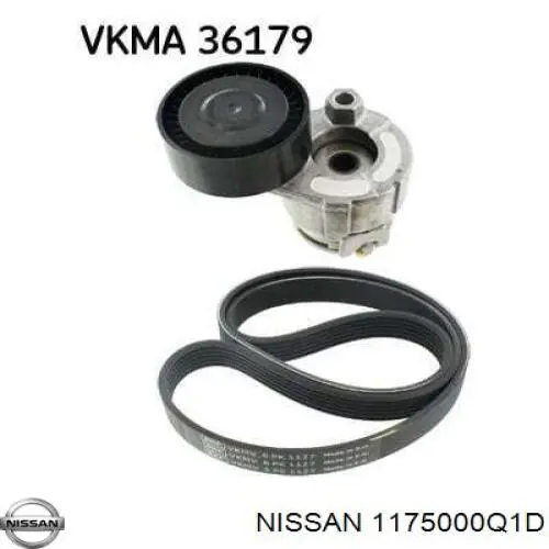 Купити 1175000Q1D Nissan/Infiniti Натягувач приводного ременя
