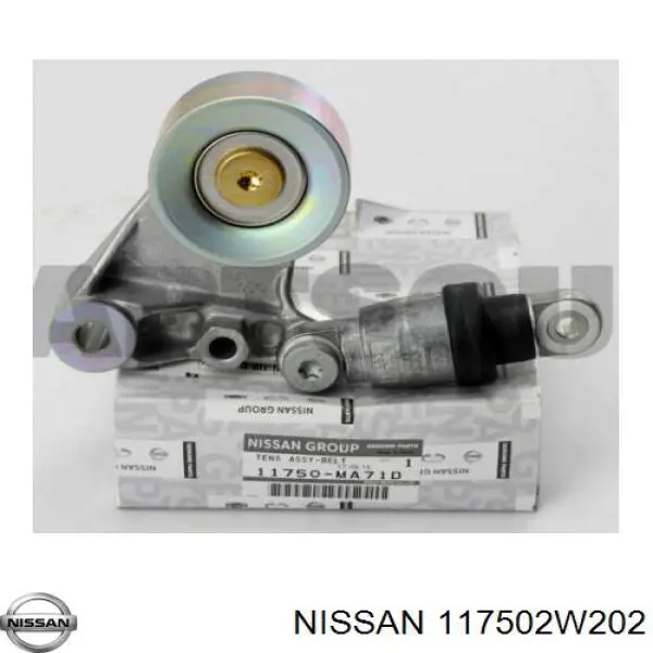 117502W202 Nissan натягувач приводного ременя