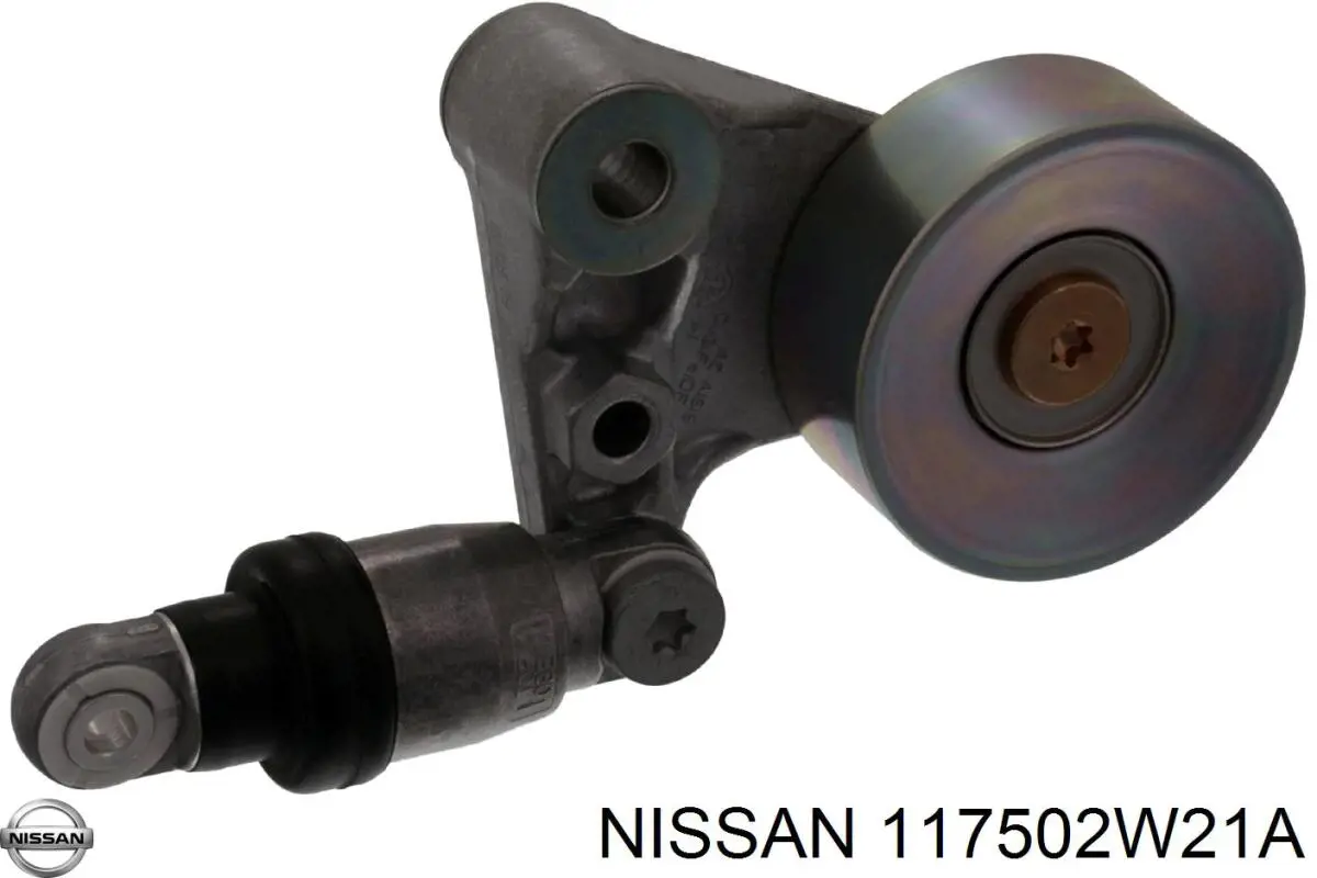 117502W21A Nissan натягувач приводного ременя