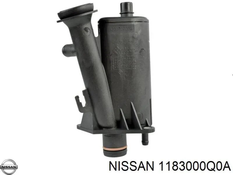 1183000Q0A Nissan клапан pcv (вентиляції картерних газів)