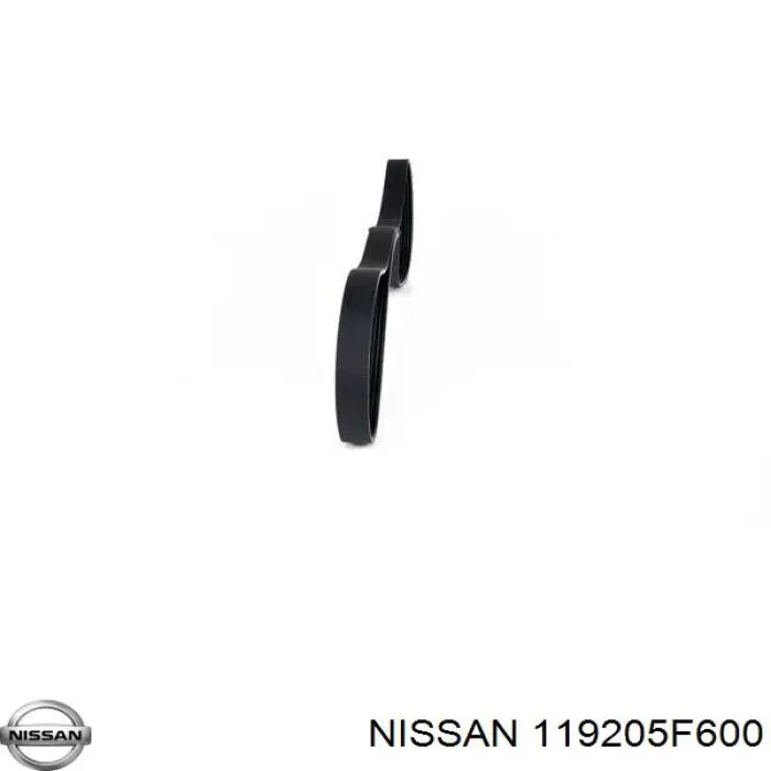 119205F600 Nissan ремінь приводний, агрегатів